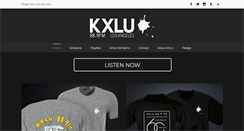 Desktop Screenshot of kxlu.com